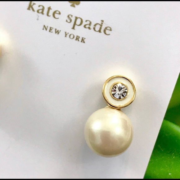 Kate Spade Pearly Delight Large Stud Earrings - Picture 3 of 5
